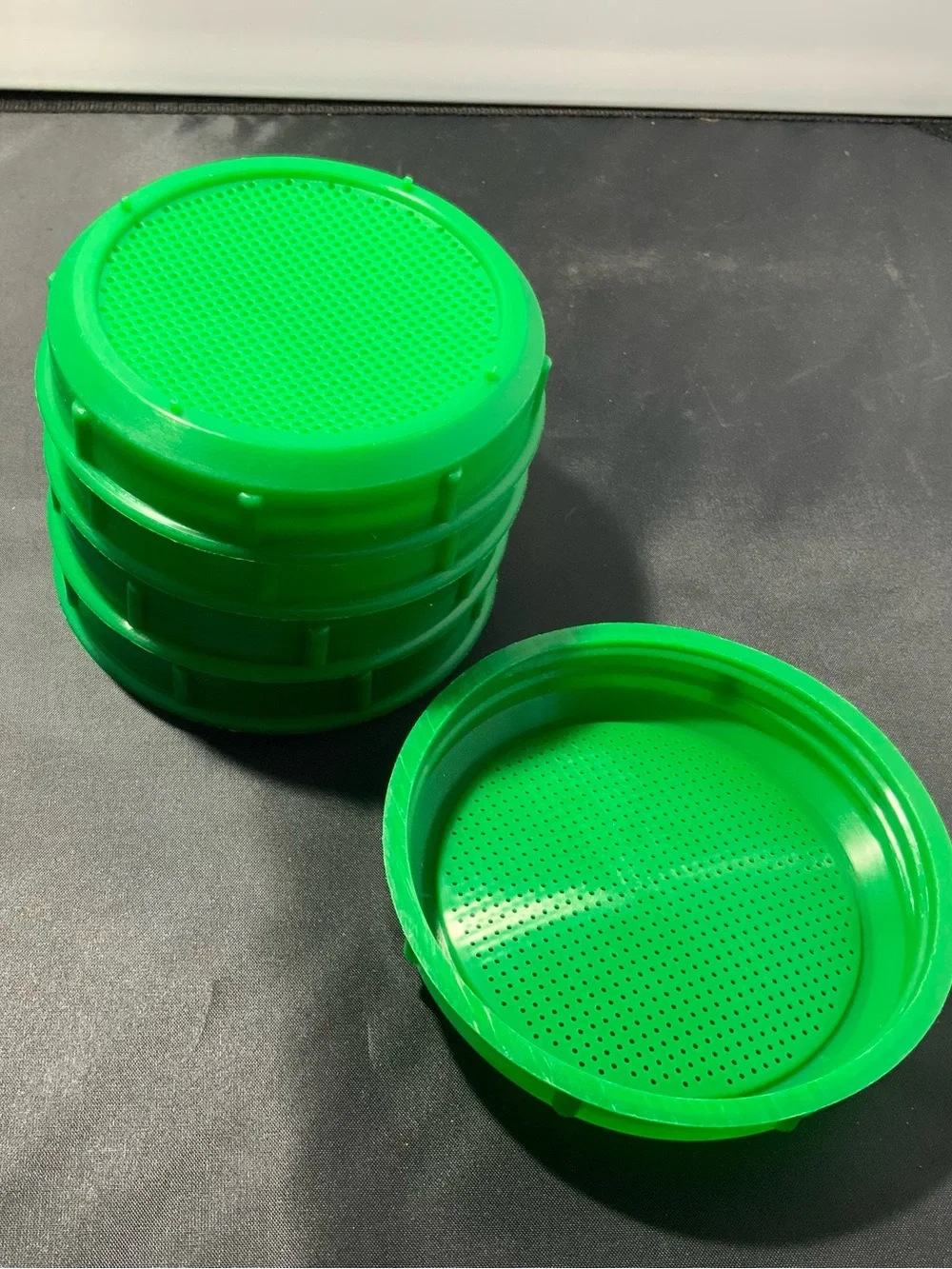 5 Pack Plastic Sprouting Lids Sprouting Jar Strainer Lid for 86mm Wide Mouth